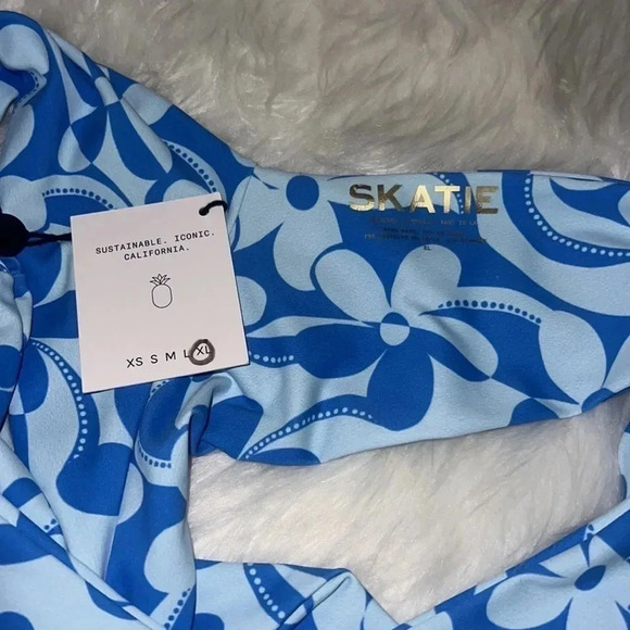 NWT Skatie Swim Bottoms XL Blue - Picture 3 of 4